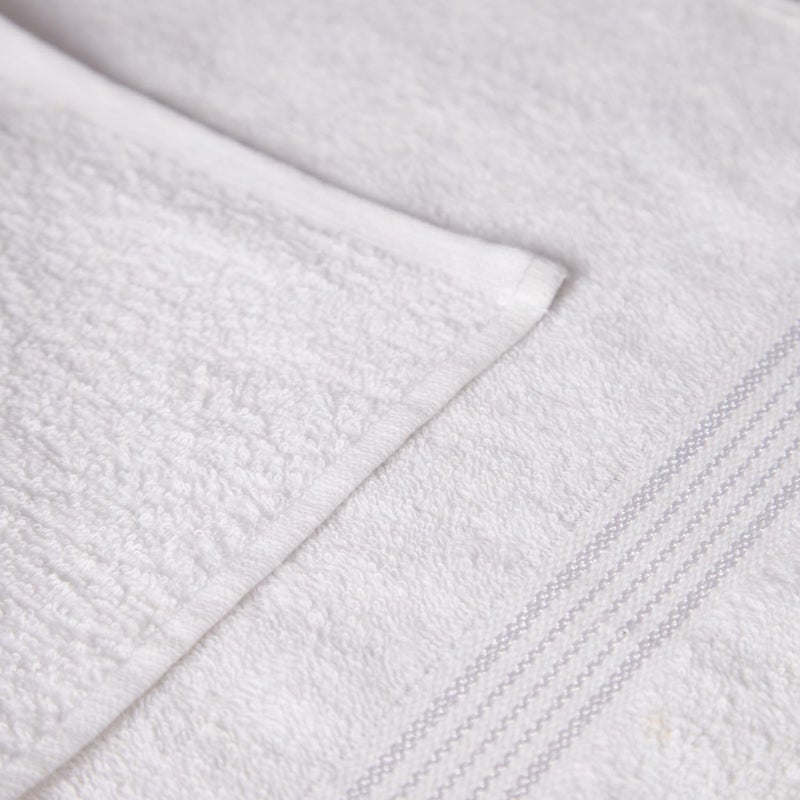 KOPA Quick Dry 100% Cotton Soft Terry Towel -8pc Face Towel (d'ross) | Quick Dry 100% Cotton | Super Absorbent, Lightweight, Odour Free - for Men, Women, Kids Solid-White - Image 5