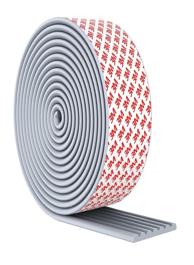 DANSR Baby Safety Corner Protector for Sharp Edges, Extra Thick Soft Foam Edge Guard Strip 2 Meter, Table Corner Protectors for Kids, Child Proof Furniture Edge Bumper for Desk, Cabinet, Wall, Grey - Image 1