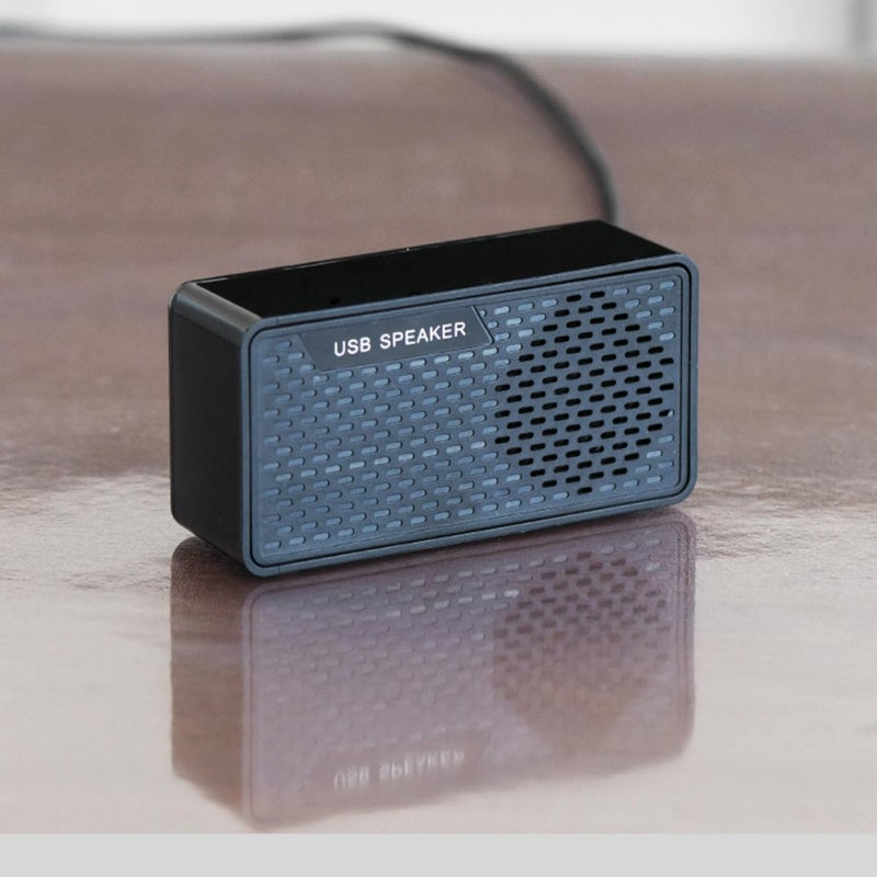 Portable USB Powered Laptop Sound Bar With Mini Subwoofer For Desktop Notebook Office Black - Image 4