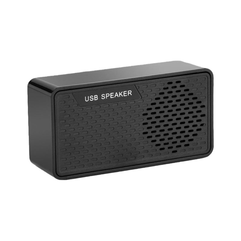Portable USB Powered Laptop Sound Bar With Mini Subwoofer For Desktop Notebook Office Black - Image 2