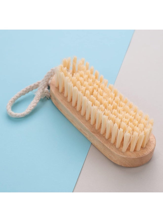 The Better Home Sneaker Cleaner Wooden Shoe Brush | Loop for Hanging | Shoe Cleaner | Shoe Brush For Leather Shoes | Washable Bristles | Soft Bristles Effective In Removing Dry Dust & Dirt - Image 3