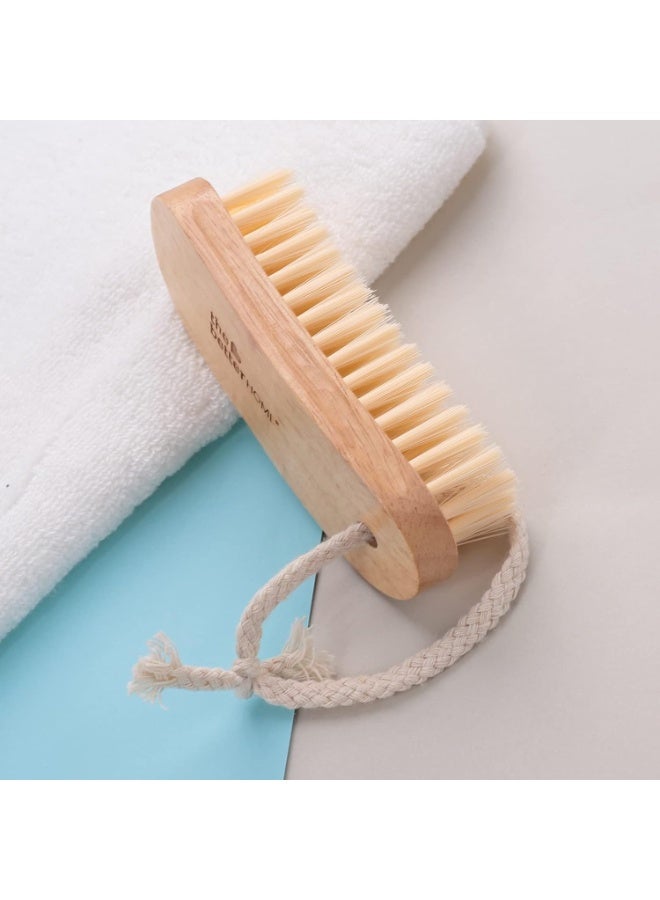 The Better Home Sneaker Cleaner Wooden Shoe Brush | Loop for Hanging | Shoe Cleaner | Shoe Brush For Leather Shoes | Washable Bristles | Soft Bristles Effective In Removing Dry Dust & Dirt - Image 4
