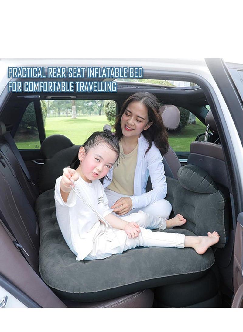 Sharpdo Car Bed Air Mattress - Inflatable Portable Travel Bed,Sleeping, Black - Image 4