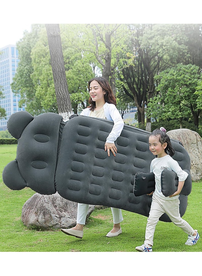 Sharpdo Car Bed Air Mattress - Inflatable Portable Travel Bed,Sleeping, Black - Image 3