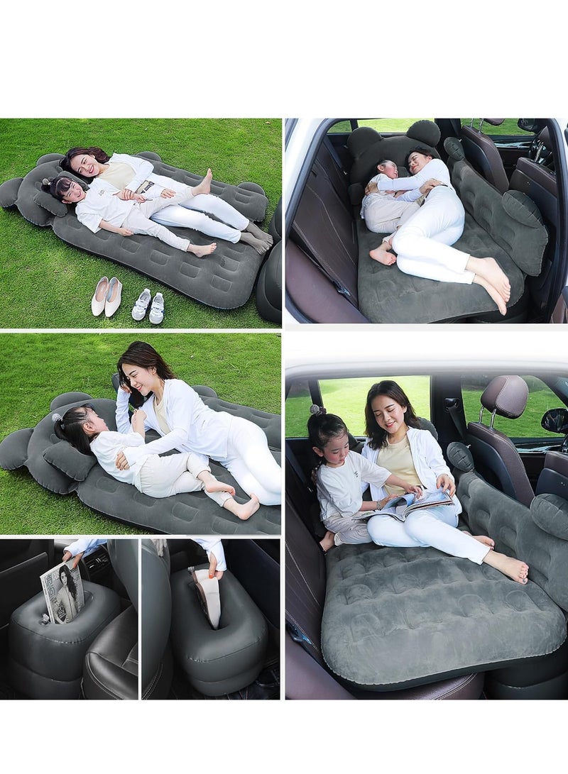 Sharpdo Car Bed Air Mattress - Inflatable Portable Travel Bed,Sleeping, Black - Image 5