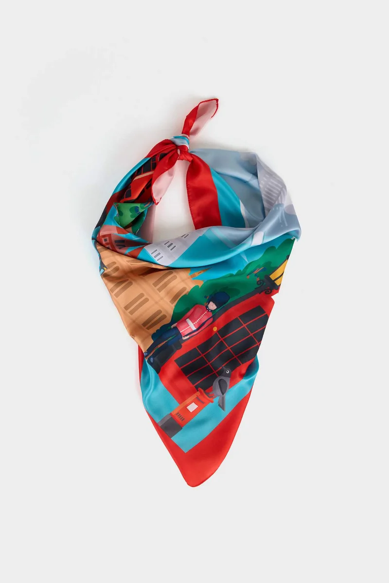 Woman Foulard
