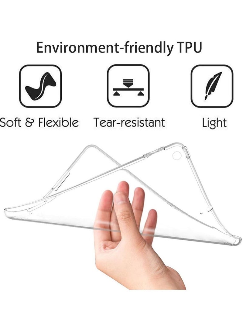 Clear Case for iPad 10.2" 9th Generation 2021 / iPad 8th Generation 2020/ 7th Generation iPad 10.2" 2019, Slim Soft Lightweight TPU Back Cover for iPad 9/8/7 10.2 inch - Image 4
