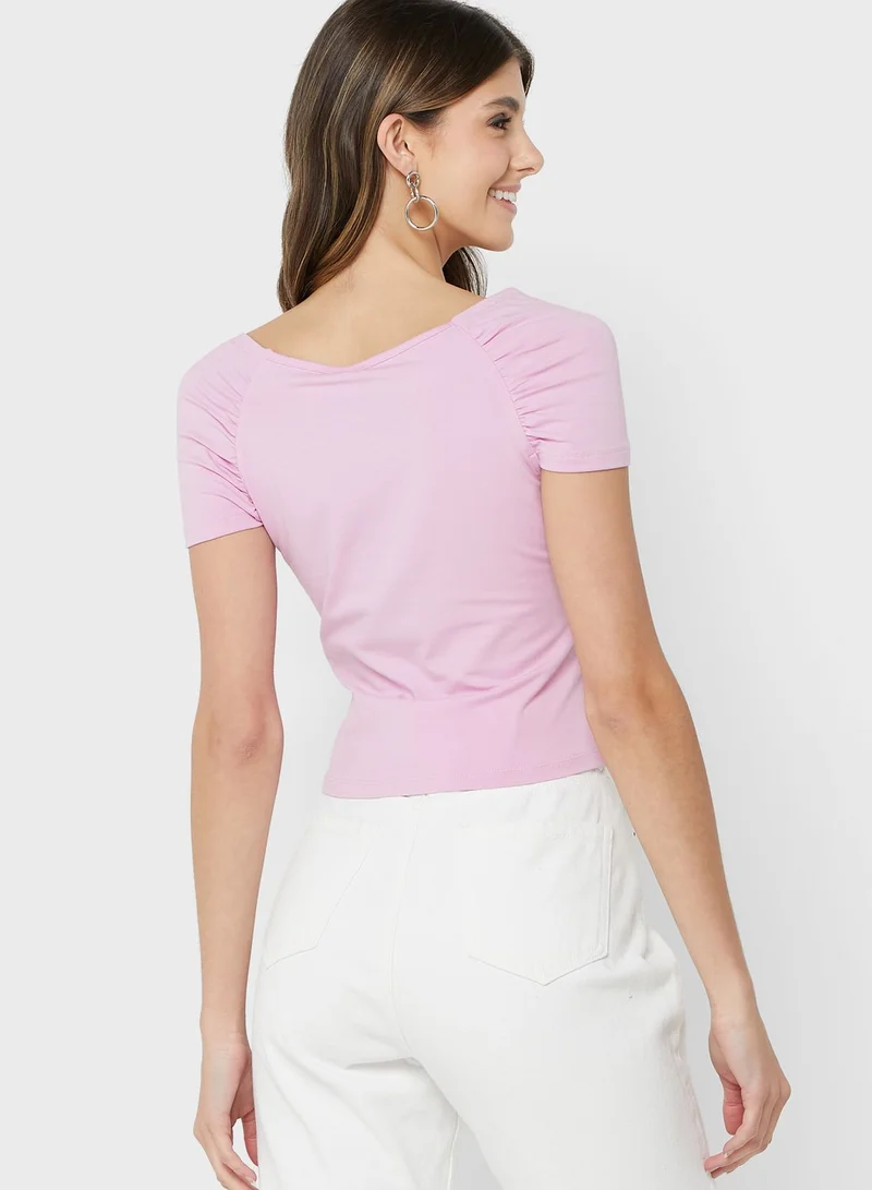 VERO MODA Ruched Top