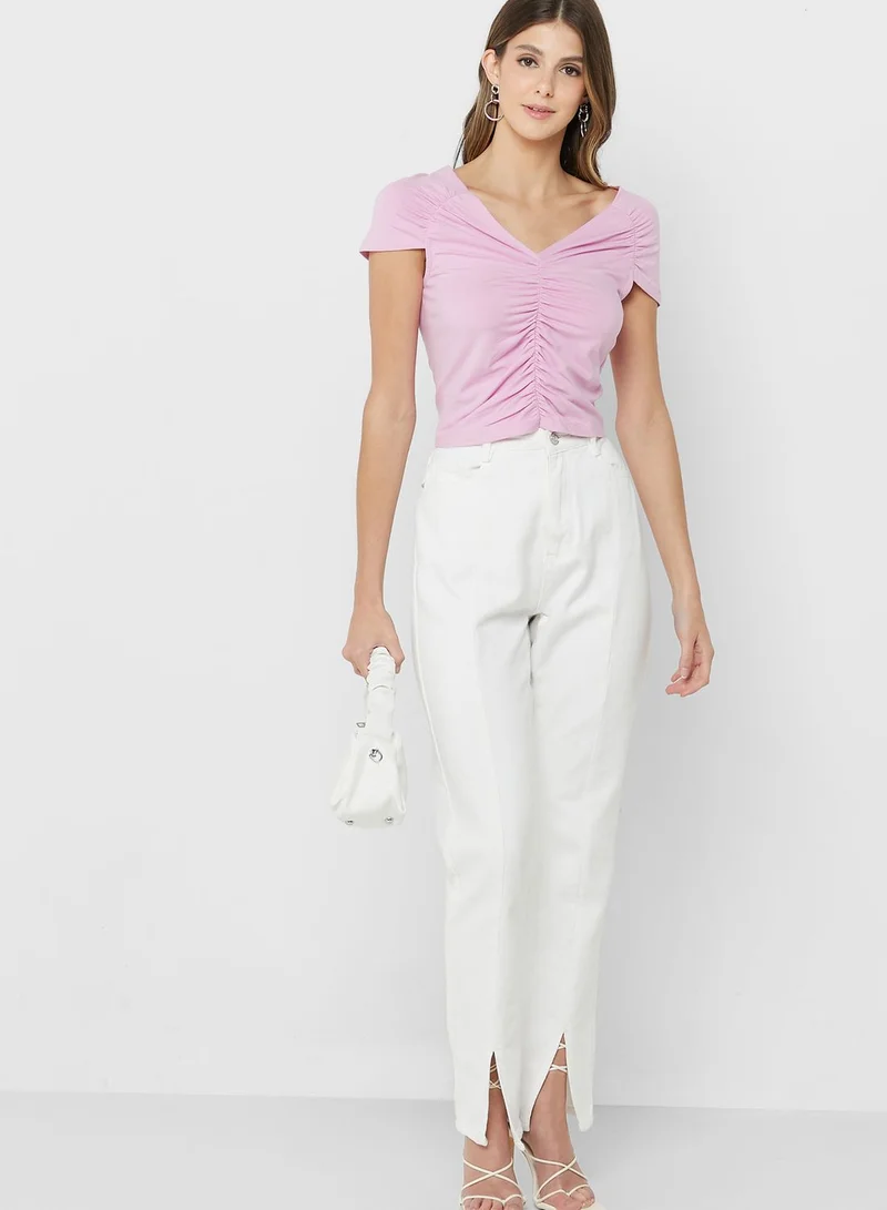 VERO MODA Ruched Top