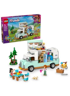 LEGO Friends Friendship Camper Van Adventure Set, Vehicle Building Toy with 3 Character Mini Dolls and Ferret Animal Figure for Fun Role Play, Birthday Gift for 7 Plus Year Old Girls 42663 (778 pieces)  - Image 1
