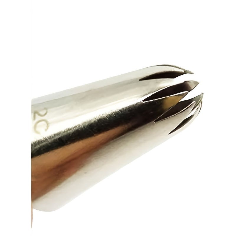 2C Medium Size Stainless Steel Piping Icing Nozzle Style 1 For Cream Pastry Cake Fondant Baking Tools Decoration - Image 2
