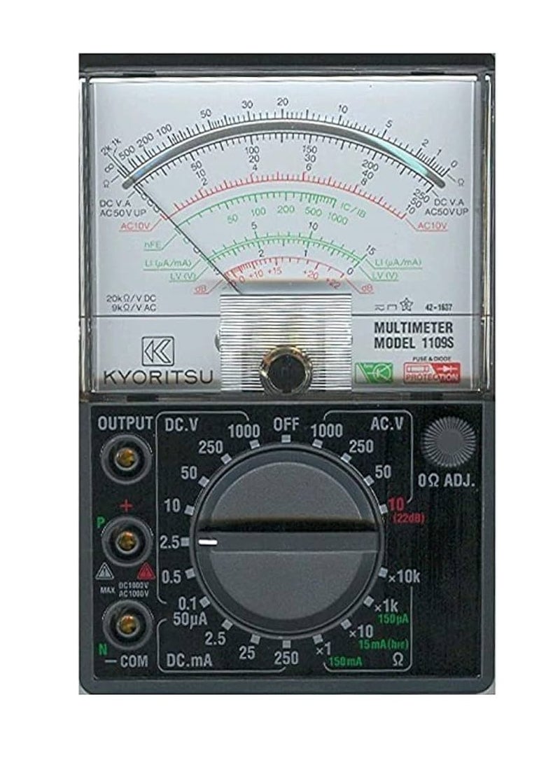 Kyoritsu KEW 1109S High-Precision Analog Multimeter - Image 1