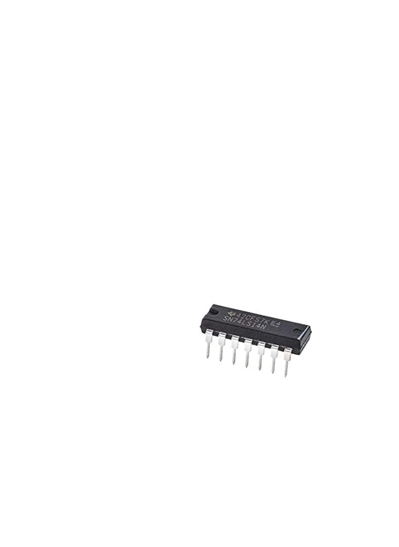 Generic 74LS14 Hex Inverter Schmitt Trigger IC, 14-Pin DIP Package 