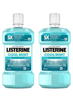 Pack Of 2 Listerine Cool Mint Milder Taste Mouthwash 500 Ml - pzsku/Z94E4FF66378090C223FBZ/45/_/1722081644/487f4f1d-e6bd-4e48-9e69-39cc572f15f4