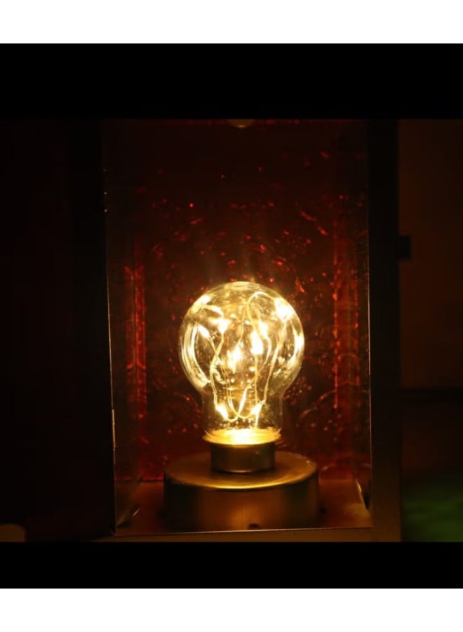 Ramadan lantern, Ramadan decoration, Eid decorative lamp, for indoor and outdoor use, multi-colored, 29 x 11 cm - Image 5