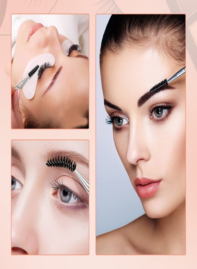 G2PLUS 3PCS Eyelash Brushes, Black Mascara Wands, Eyelash Spoolies with Tube, Portable and Bendable Eyebrow Brush for Eyelash Extensions and Eyebrow Comb (Black） - Image 5