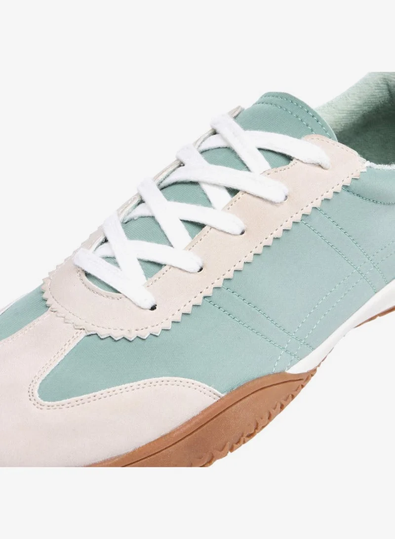 Flora Bella By Shoexpress PINK Women Panelled Lace-Up Sneakers for Women | Best Price UAE