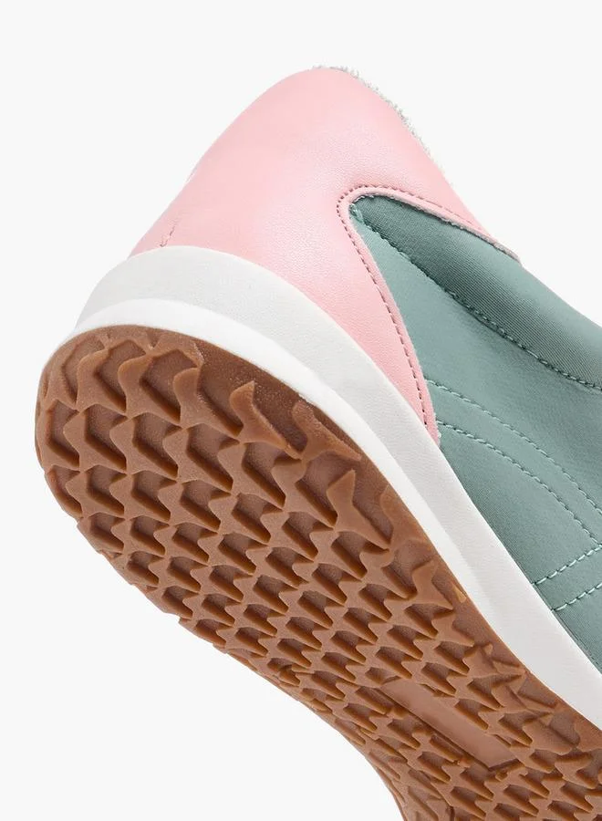 Flora Bella By Shoexpress PINK Women Panelled Lace-Up Sneakers for Women | Best Price UAE