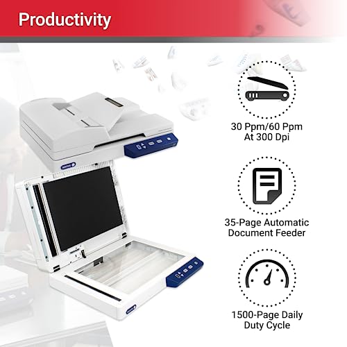 Xerox XD-COMBO Duplex Combo Flatbed Document Scanner for PC and Mac, Automatic Document Feeder (ADF) - Image 4