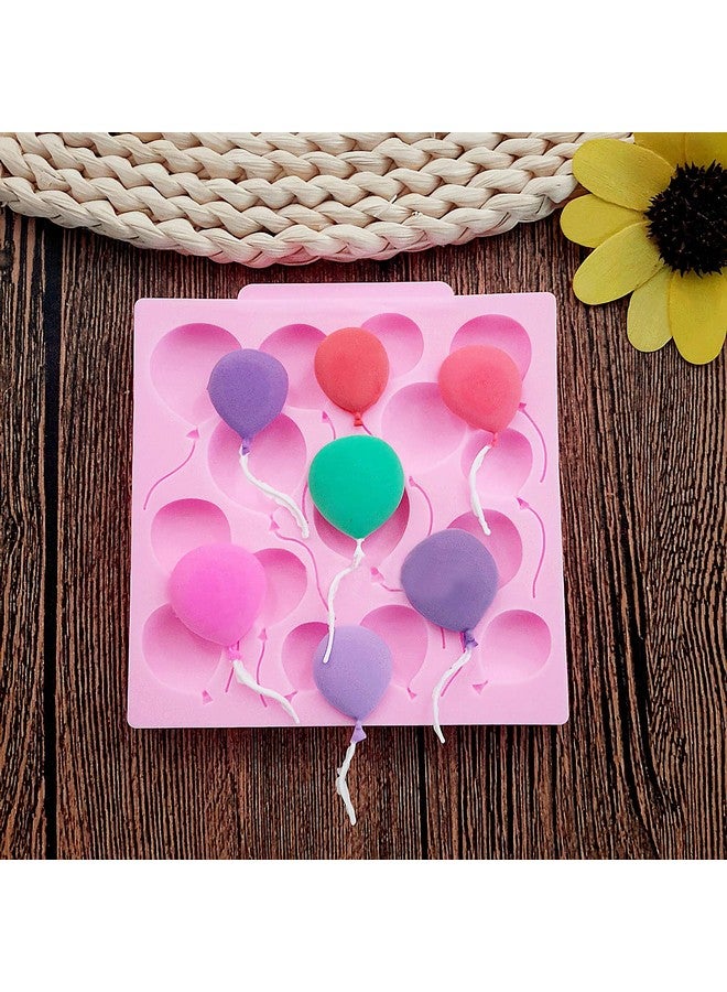 Hengke 2 Pieces Air Balloon Fondant Molds,Food Grade Safety Silicon Materials, Chocolate Candy Mold For Party Baby Shower Cake Decorating,Sugarcraft, Cupcake Topper,Pastry, Polymer Clay, Epoxy Resin - Image 2