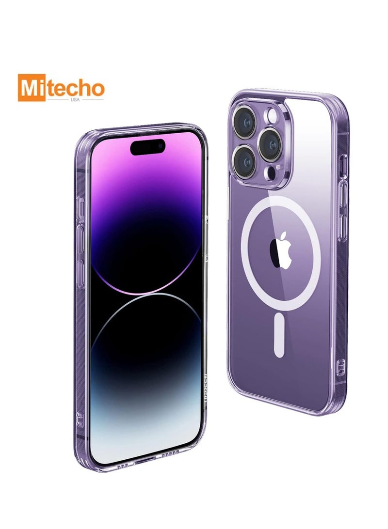 Mi Techo Magnetic Clear Case TPU With Magnetic Safe Charging and Anti-Scratch Designed For iPhone 14 PRO MAX - Image 1