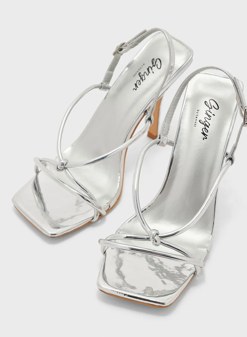 Ginger Multiple Strap High Heel Sandals