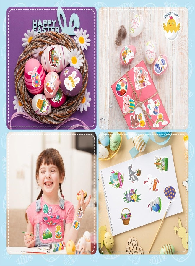 OHOME Easter Stickers for Kids - 240 PCS Easter Basket Stuffers for Boys Girls Teens Adults | Vinyl Egg Bunny Gifts Decorations Toys - Kids Easter Games Crafts Activities Party Favors - Image 4