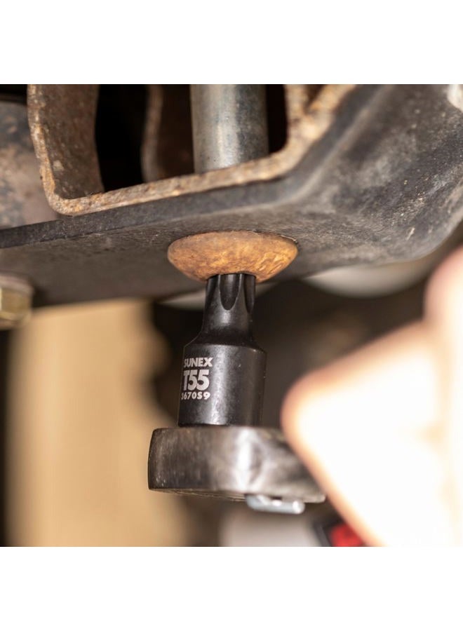 SUNEX 10105 3/8" & 1/2" Drive SAE & Metric 6 Point Standard & Deep with Star (E and Tamperproof), Triple Square, & Hex Bit, 105-Piece - Image 5