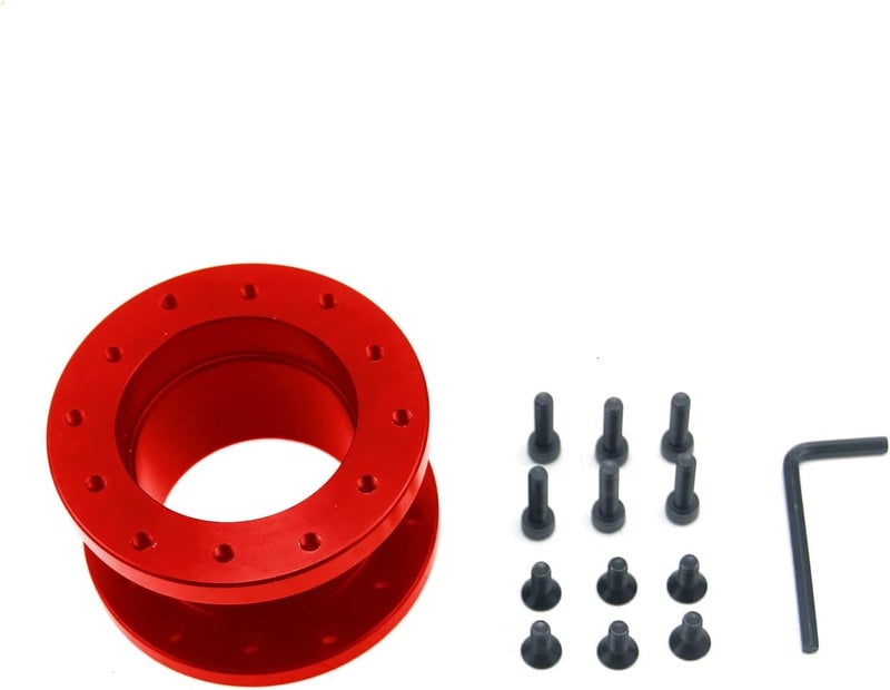 Vuzmode 12 Holes Steering Wheel Spacer Red - Image 1