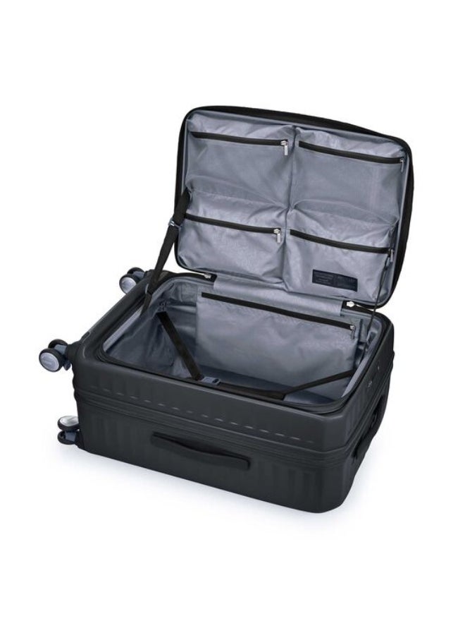 AMERICAN TOURISTER FRONTEC 68cm Medium TSA Jet Black-HARD SPINNER - EXPANDER IN ALL SIZES  - Image 3