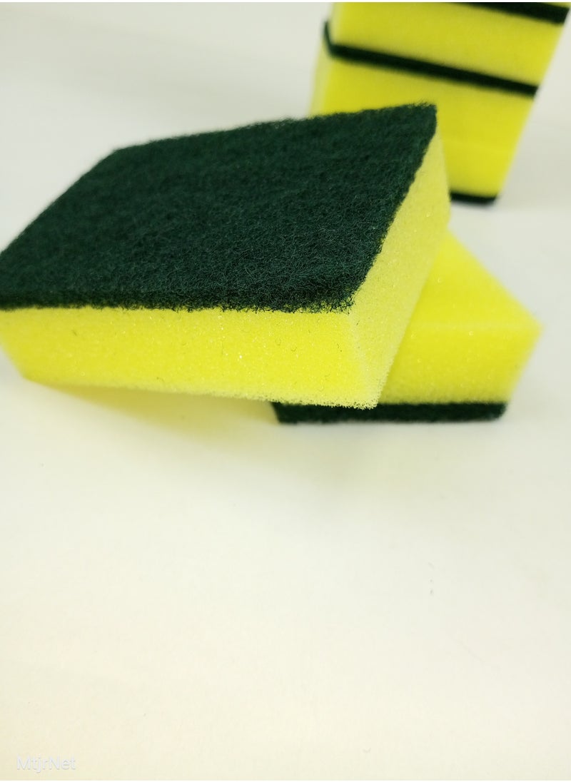 10 Piece Dish & Pot Washing Sponge Set Cleaning With Long Lasting Dishwashing Scrubbers Sponge