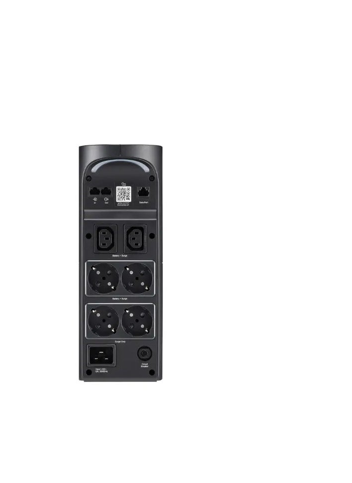 APC BGM2200B-GR Back-UPS Pro for Gaming, 2200VA/1320W, Tower, 230V, 4x Schuko and 2x IEC C13 outlets, RGB Lights, Pure Sine Wave