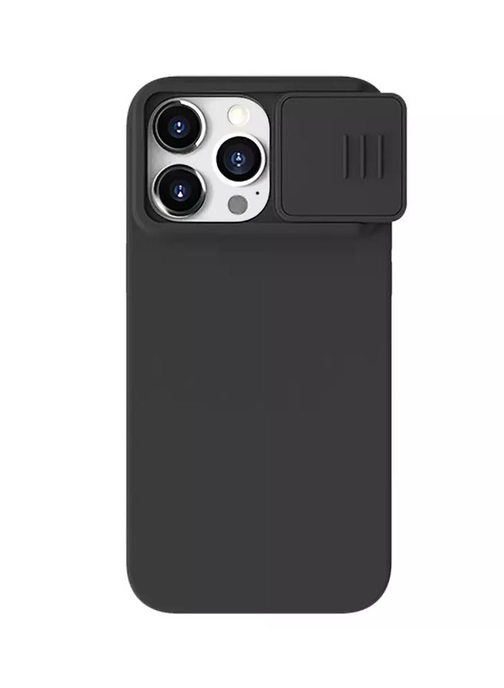 Nillkin CamShield Silky silicon case for Apple iPhone 15 Pro Max 6.7 (2023)-Black - Image 1