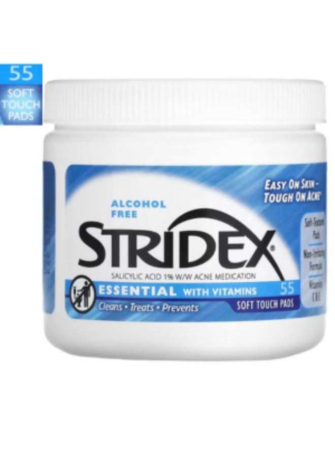 سترايدكس وسادات ستريدكس للتحكم في حب الشباب بخطوة واحدة ناعمة الملمس، 55 وسادة ناعمة الملمس - Image 1