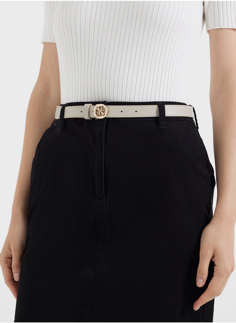 GUESS Logo Detailed None Allocated Hole  Belt  - Image 3