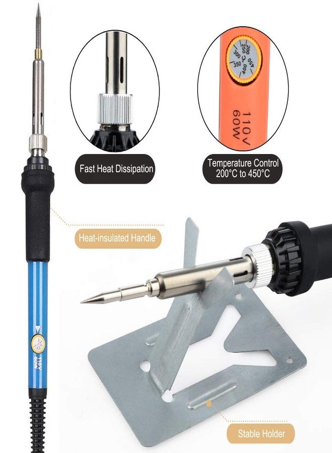 ACRSIKR Wood Burning Kit, WoodBurning Tool Adjustable Temperature 200~450 ℃ Pyrography Kit for Adults Kids Beginners - Image 2