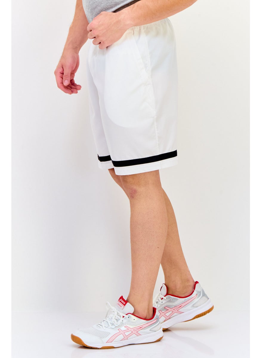 Adidas Men Sportswear Fit Tennis Short, White  - Image 2