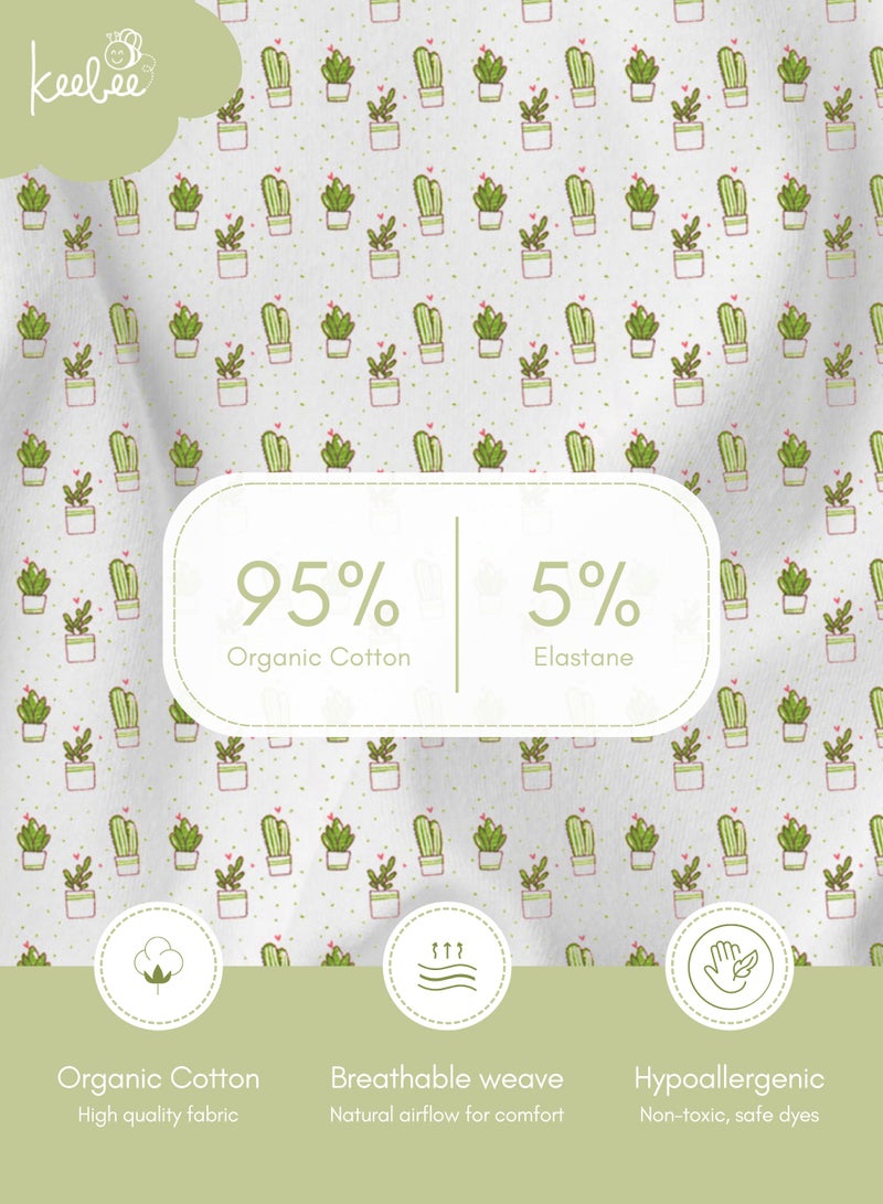 KeeBee 4 Pack Girls Briefs 95% Organic Cotton 5% Elastane, Soft and Comfortable Underwear for Girls - Image 3