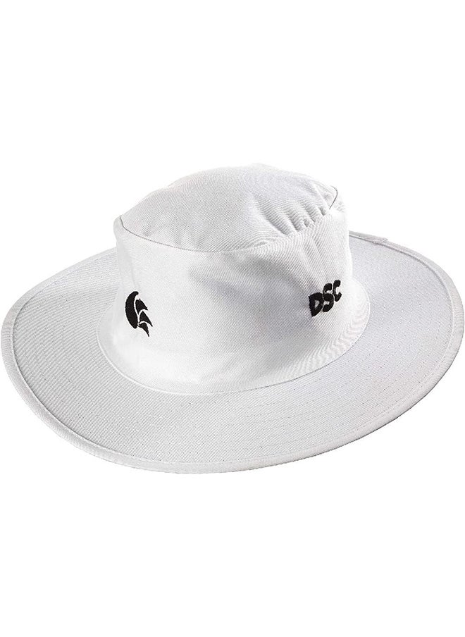 DSC Panama Atmos Round Cricket Hat | Size: Large | Material: Cotton | Umpire Hat for Men’s & Women’s | Extra Wide Brim | Maximum Sunlight Protection | Comfortable and Classy  - Image 1