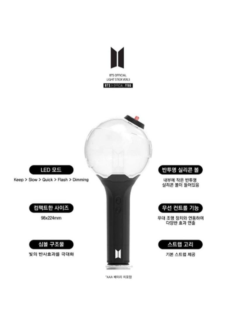 Generic - Kpop Bts Army Bomb Stick Light My145100 Serves As A Decorative Piece In Multicolor - Image 1