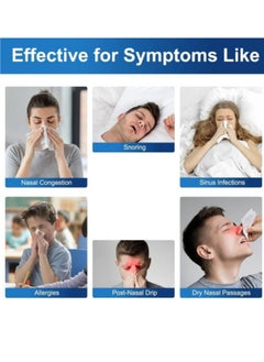 waterpulse Nasal Wash Salt Nasal Rinse Mix Allergic Rhinitis Relief Nose Cavity Protector Irrigation Adults Children Nose Cleaner  - Image 3