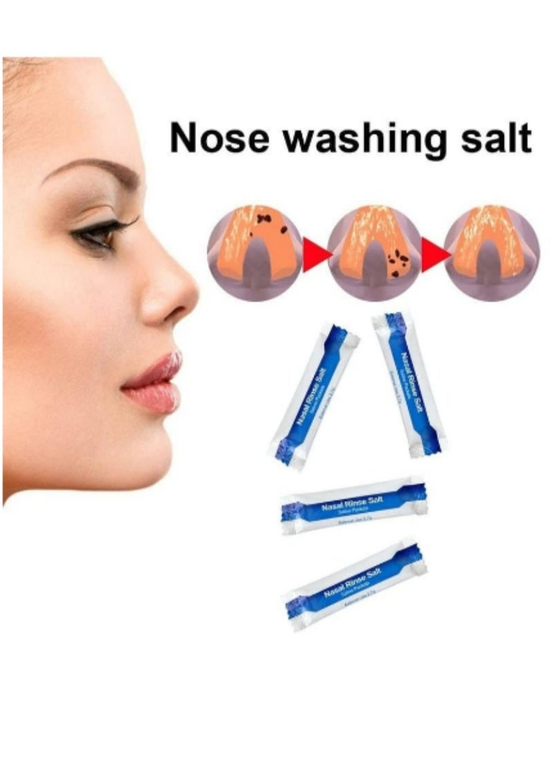 waterpulse Nasal Wash Salt Nasal Rinse Mix Allergic Rhinitis Relief Nose Cavity Protector Irrigation Adults Children Nose Cleaner  - Image 5