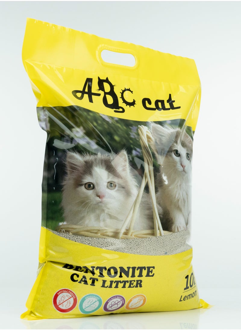 ABC - Lemon cat litter 10 liters High clumping and hypoallergenic - Image 1