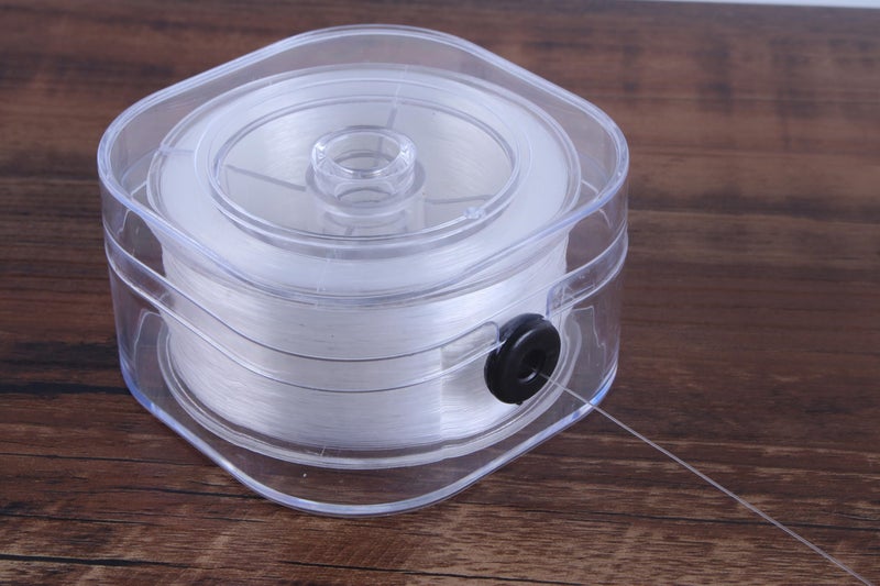 KONMAY Clear Fishing Wire, 408 Yards 0.2mm/7.5 Lbs Monofilament Nylon Fishing Line, Invisible Craft String Thread for Hanging Ornaments, Decorations, Crafting, Balloon Arch, Beading and Jewelry Making - Image 3