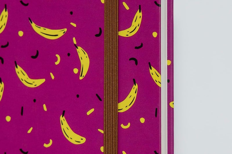 COMMA | Bloom Series | A5 Size | Hard Bound Notebook | 160 Pages | 100gsm Natural Shade Paper | PU Cover Material - Purple - Image 3