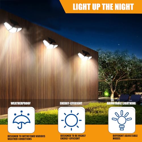 GIGAWATTS GW-211 113 LED Solar Wall Light with PIR Motion Sensor & Panel BIS Approved Dusk to Dawn Wireless 3 Modes Waterproof Remote Control Security Lamp for Home Garden Patio (1 Pc, White) - Image 3