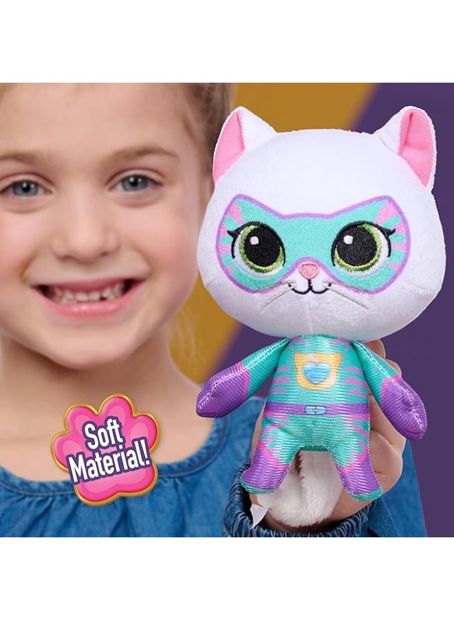 Disney Junior SuperKitties Small 6.5-inch Plush Bitsy Stuffed Animal, Su-Purr Wild Outfit, Kitten, Toy for Fans, Girls, Kids, Ages 2 and Up by Just Play- [67005-B - Image 3