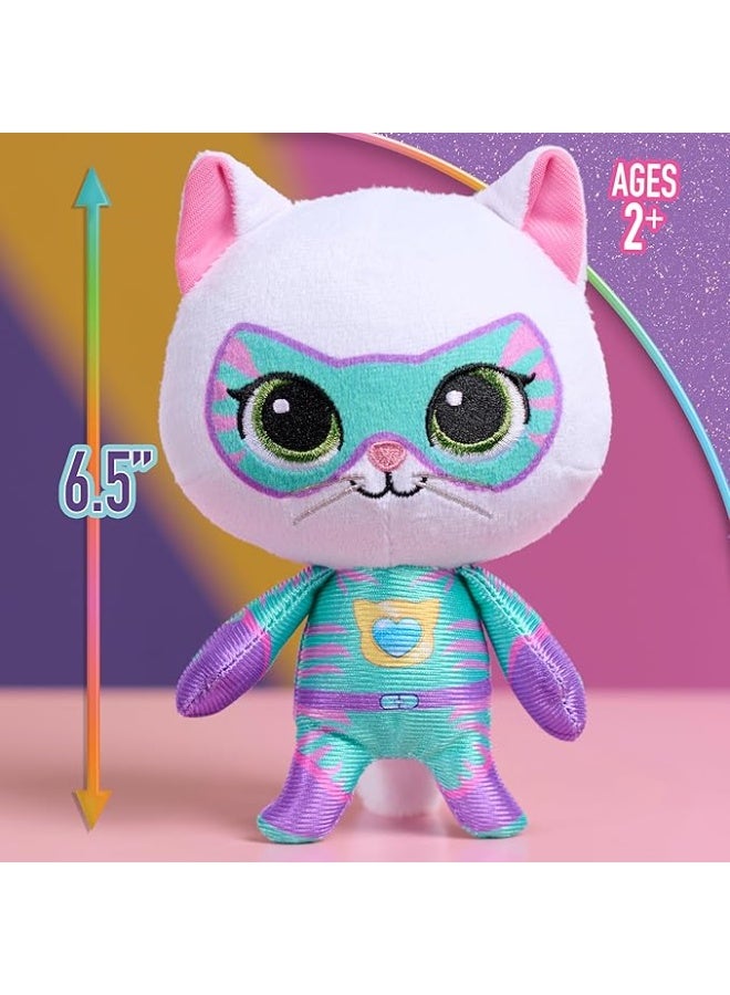 Disney Junior SuperKitties Small 6.5-inch Plush Bitsy Stuffed Animal, Su-Purr Wild Outfit, Kitten, Toy for Fans, Girls, Kids, Ages 2 and Up by Just Play- [67005-B - Image 5