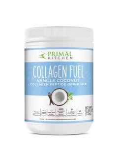 Primal Kitchen Collagen Fuel Collagen Peptide Drink Mix, Vanilla Coconut, No Dairy Coffee Creamer and Smoothie Booster, 13.1 Ounces  - Image 1