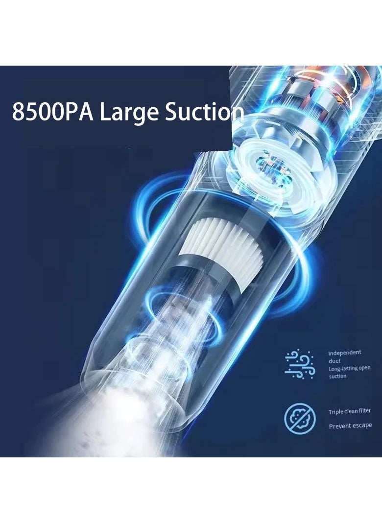 3-in-1 Cordless Vacuum Cleaner - Powerful Handheld, Stick, and Floor Cleaner for Home & Car